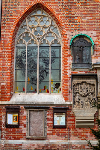 La basilica di Sant'Elisabetta, in polacco Bazylika Świętej Elżbiety, città di Breslavia, Polonia.