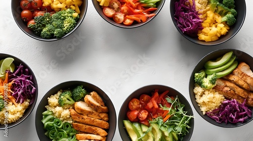 Colorful and fresh vegetable salad with vibrant ingredients, healthy nutritious meal presentation, organic ingredients, and appealing culinary design for dietary wellness