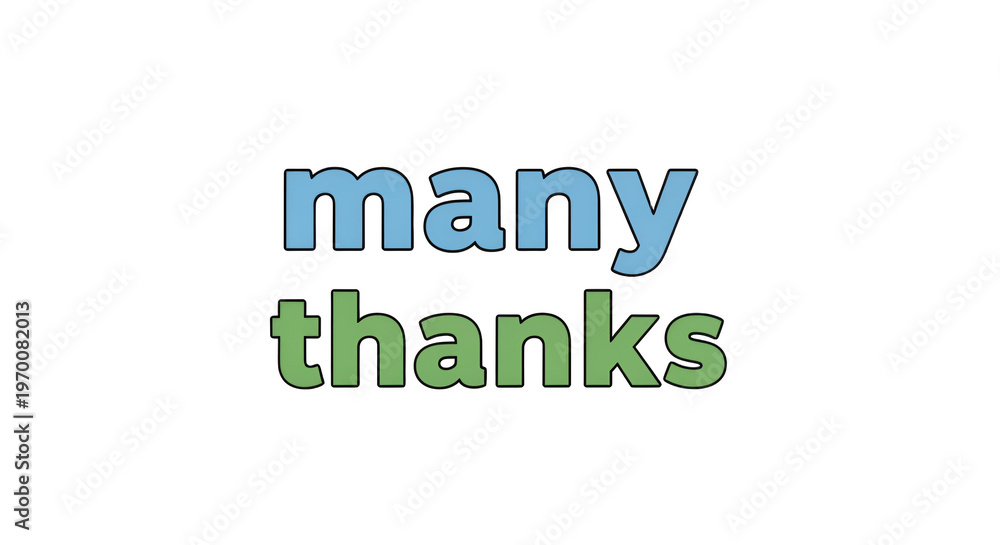 Fototapeta premium A vibrant graphic display of profound appreciation conveying sincere gratitude and heartfelt thanks through clear, friendly, and accessible