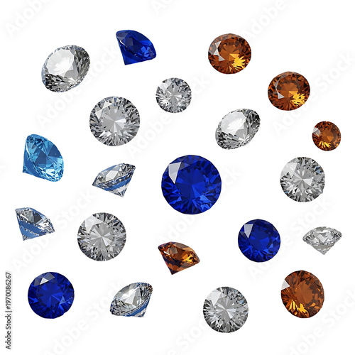 set of diamonds
