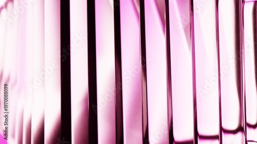 3d rendering of smooth abstract shapes animation loop background
