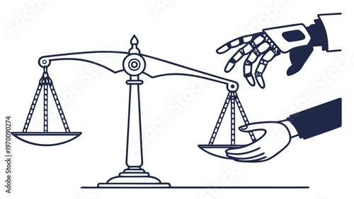 A gold 3d illustration of the scales of justice symbolizes the legal weight and balance of equality in a business or law concept