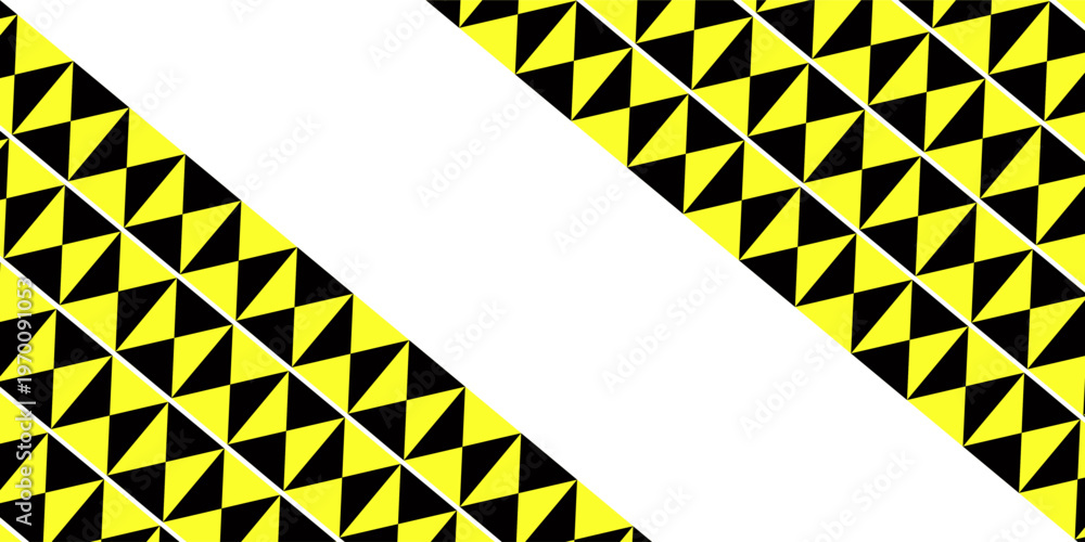 Naklejka premium Geometric pattern with triangles arranged diagonally. Black-white seamless abstract ornament for wallpapers and background