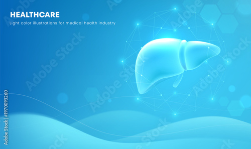 Healthcare Medical Industry Digital Background Illustration
