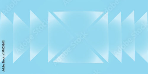 A clean and professional abstract background featuring a symmetrical composition of overlapping translucent