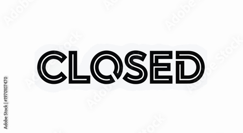 Closed Sign