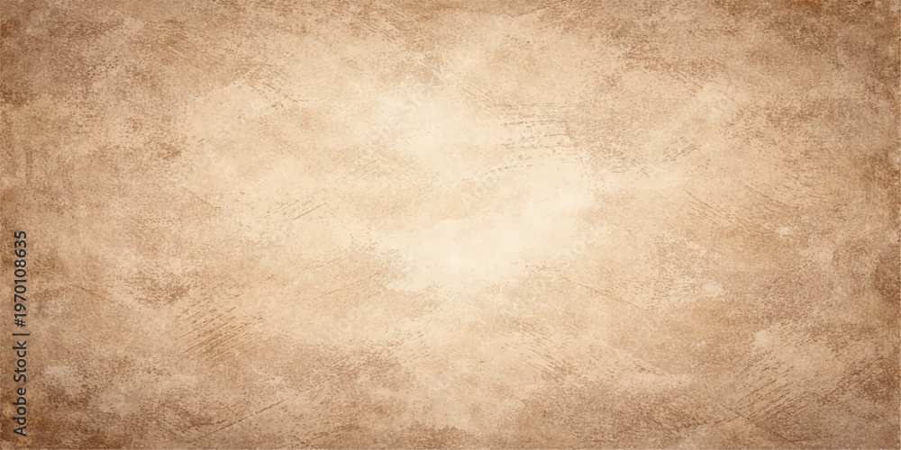 Fototapeta premium Old vintage grunge paper texture background with aged brown parchment surface pattern