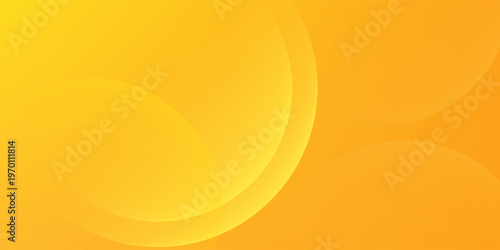 Abstract modern yellow and orange gradient circle. Minimal fluid background for posters, placards, brochures, banners, web pages, headers, covers, and other. Eps10 vector background