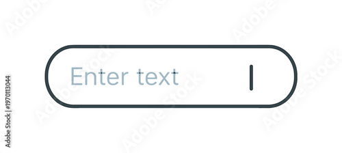 Input placeholder hint and contextual guidance inside empty form fields before typing, a simple input box with faint placeholder lines and a small