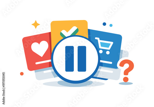 Decision paralysis and overchoice in modern digital environments focused on difficulty selecting between too many options and delayed action, multiple