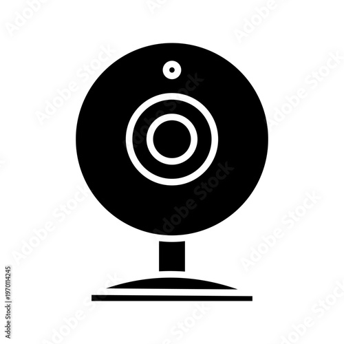 Webcam Icon – Computer Camera Video Call Device Symbol Vector
