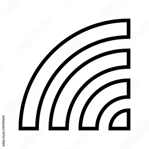 WiFi Icon – Wireless Internet Signal Symbol, Network Connection Vector