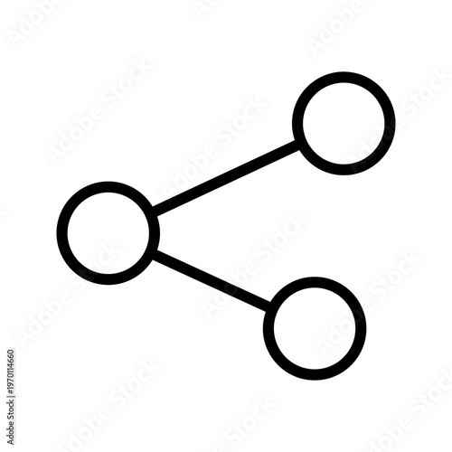 Share Icon – Network Connection Symbol, Social Media Sharing Vector