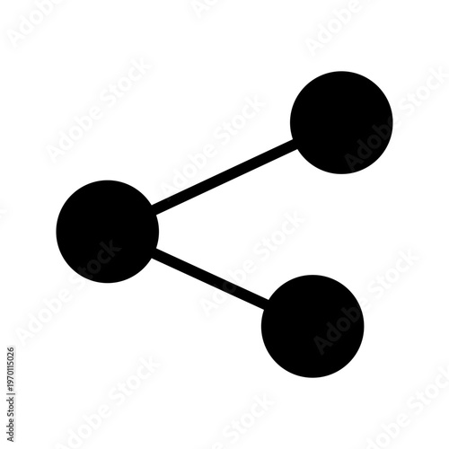 Share Icon – Network Connection Symbol, Social Media Sharing Vector