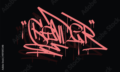 GENDER graffiti tag style design