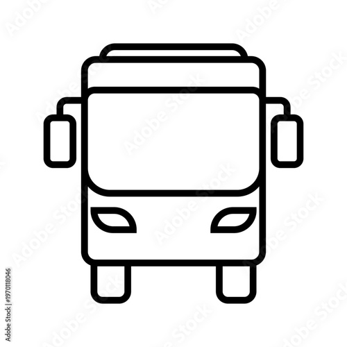 Electric Bus Charging Station Icon – EV Public Transport Plug Symbol, Clean Energy Vector