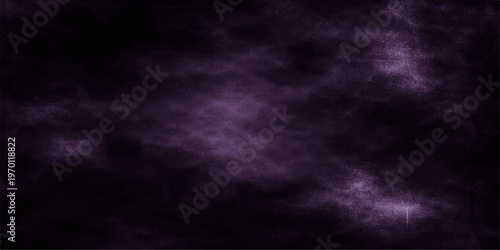 Abstract dark blue background featuring moody storm clouds and swirling smoke textures with a hint of lightning under a deep night sky