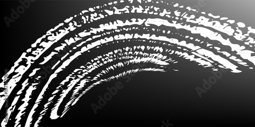 Grey wind lines element. Air stream flow wavy motion trace. Light curve speed effect. Swoosh and swirl stripe path design illustration. Wind blow wave concept. Vector twirl background