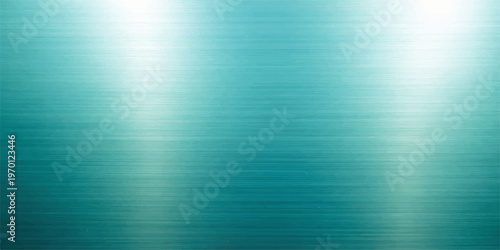 A shiny brushed metal plate features a textured silver aluminum surface with a gray stainless steel pattern and light reflection lines for a metallic backdrop design