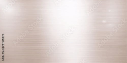 A shiny brushed metal texture plate made of stainless steel or silver aluminum sheet with a grey industrial pattern and metallic reflection for a sleek material surface design backdrop