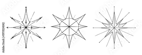 Astronomical star chart set with a grid and thin lines featuring constellations, celestial objects, space with galaxies and cosmic elements