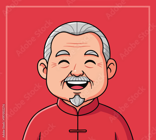 FLAT ILLUSTRATIONS OF GRANDfatHERS FROM AROUND THE WORLD FULL OF LOVE AND AFFECTION