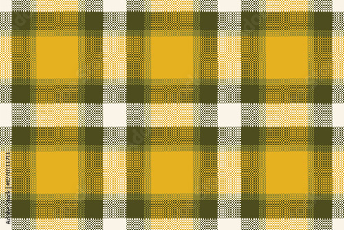 Festival seamless texture background, complexity pattern textile tartan. Rough check plaid vector fabric in bright and dark colors.