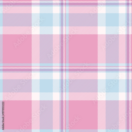Nostalgia vector fabric tartan, carpet pattern check textile. Antique seamless plaid background texture in pink and light colors.