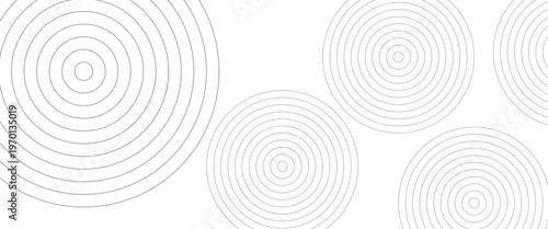 Modern abstract background. Glossy white gradient circle lines. Minimal geometric pattern. Simple graphic elements. Futuristic concept. Suitable for cover, poster, banner, brochure, eps10.