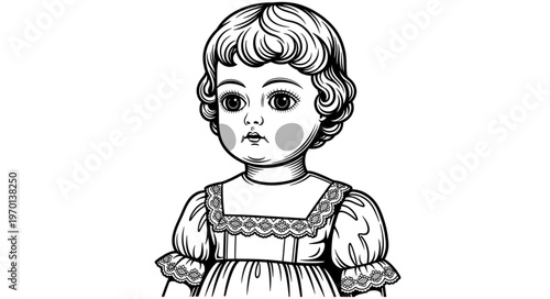 Fotografía Sad little girl crying face.