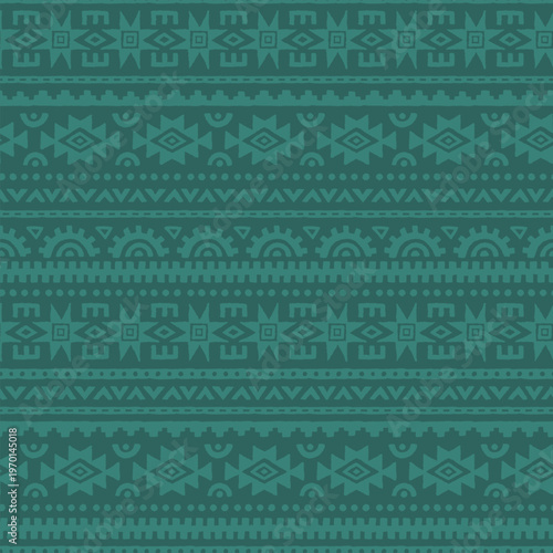 Hand drawn  abstract seamless pattern, ethnic background, aztec style - great for textiles, banners, wallpapers, wrapping - vector design