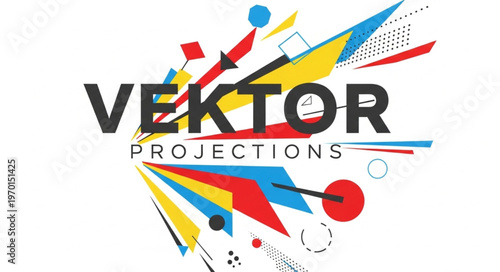 Vektor Projections Logo Design.