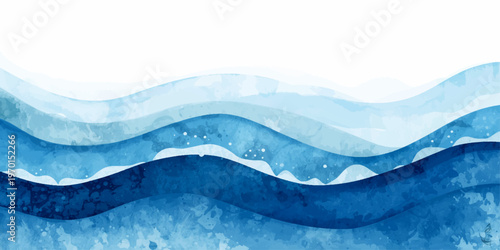 A clean blue abstract vector design features a liquid motion wave pattern with light curves and a nature inspired ocean splash texture for a modern summer wallpaper backdrop
