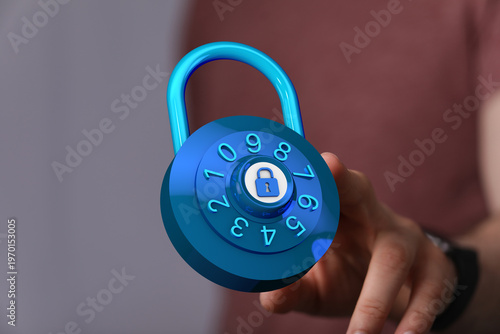 Close up of person holding ...