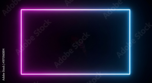glowing neon light
