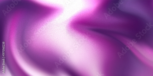 Abstract purple gradient background with fluid wavy shapes and grainy noise texture.
