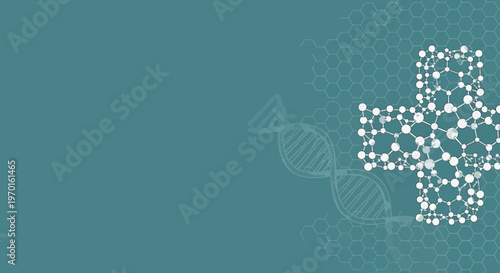 Medical and genetic research concept.