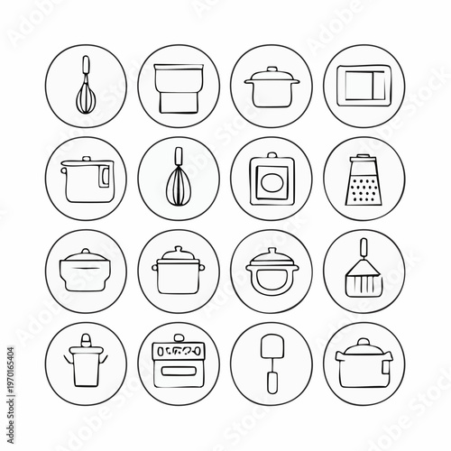 Kitchen Utensils and Cooking Pots.