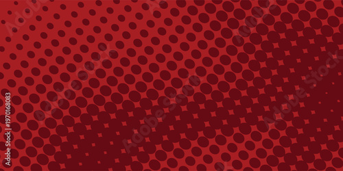 Abstract halftone dots dotted background in red colors presentation poster modern dot. vector backgound eps10