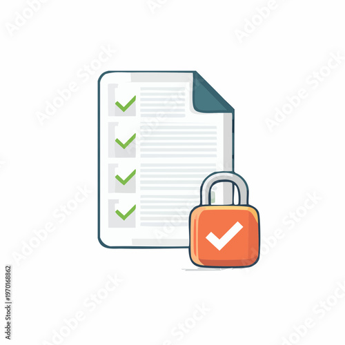 DSGVO Datenschutz Dokument Icon