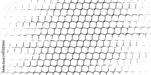 Abstract net pattern with rough grunge effect, ideal for soccer, volleyball, basketball, and hockey themes.