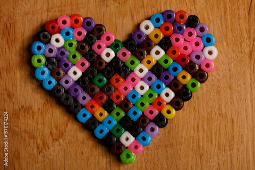 A heart shape crafted from ...