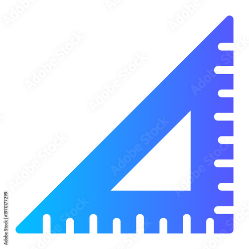set square gradient icon