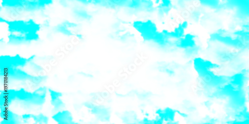 Bright painted sky blue watercolor bawaAquarelle painted textured canvas designtercoTurquoise color handmade illustrationlor scraped grungy 