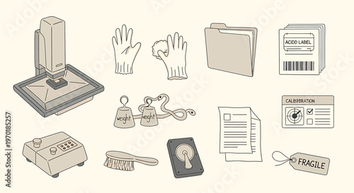 Technical illustration of a refrigerator components isolated on transparent background