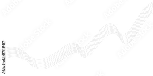 Abstract business background with blue 3D arrows and flowing wave design in clean vector style