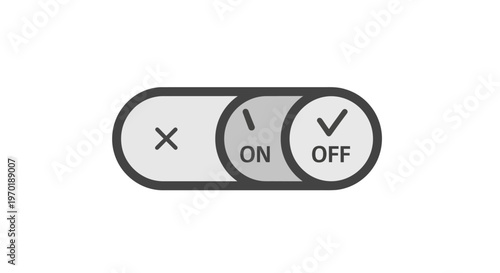toggle switch button icon design.