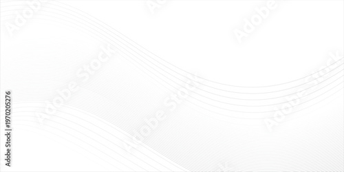 sporty style white abstract background vector background with minimalist curved lines.