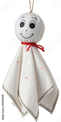 teru teru bozu weather doll isolated on a transparent background.