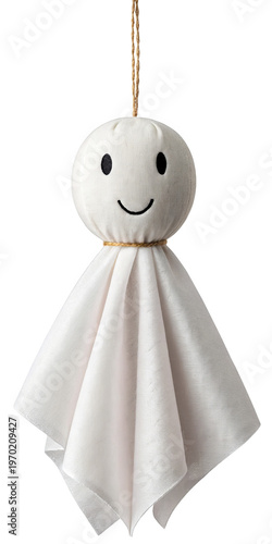 teru teru bozu weather doll isolated on a transparent background.
